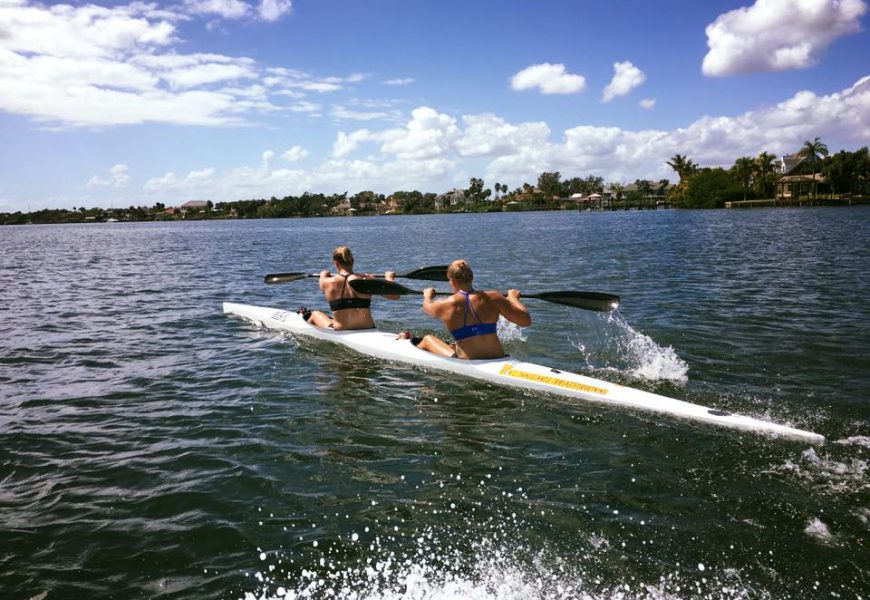 Kanu-Rennsport: Damen Trainingslager in Florida