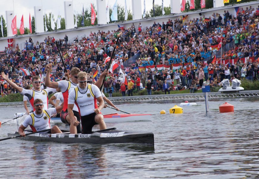 Das „Wimbledon“ im Kanu-Rennsport, die Regattabahn Duisburg, ist zurück