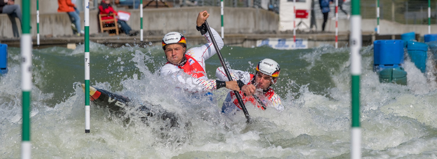 Slalom-Kanuten des DKV nutzen Ihren Heimvorteil in Markkleeberg Slalom-Kanuten des DKV nutzen Ihren Heimvorteil in Markkleeberg