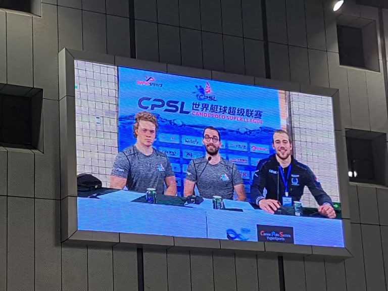 Pressetermin bei der Canoe Polo Super League