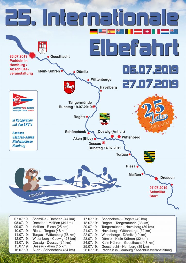 Die 25. Internationale Elbefahrt ist ausgebucht