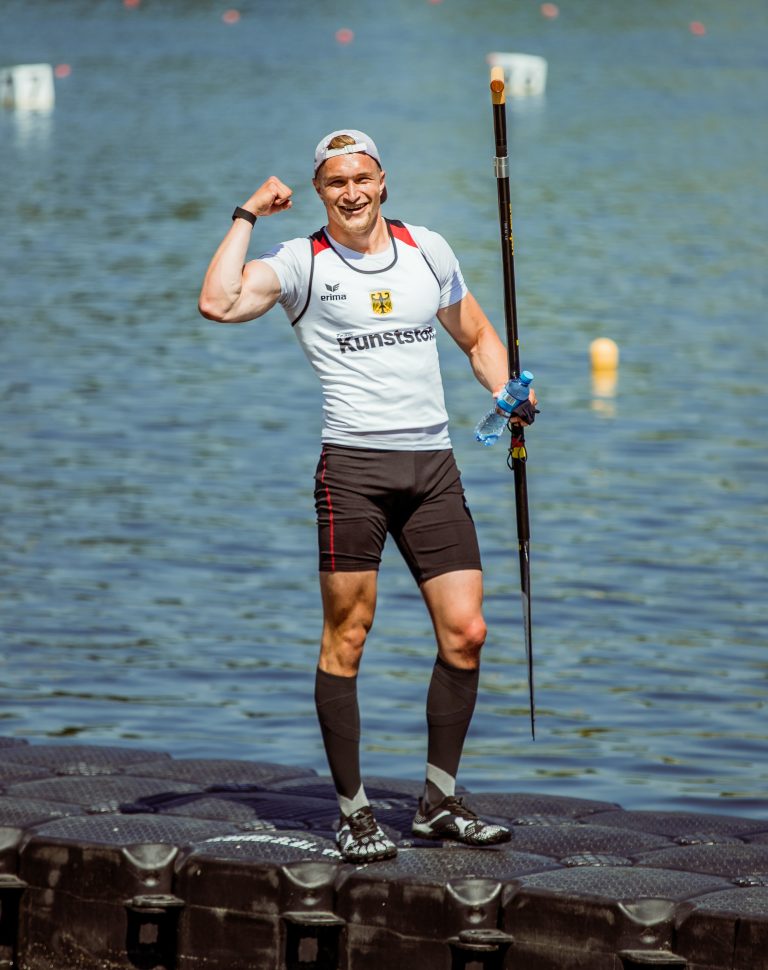 Die erweiterte Kanu-Rennsport Nationalmannschaft 2023