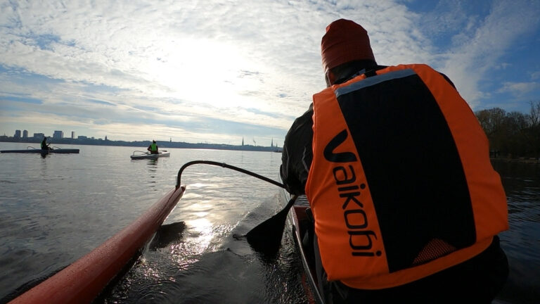 Rund um Scharfenberg 2023: Traning auf der Aussenalster in Hamburg