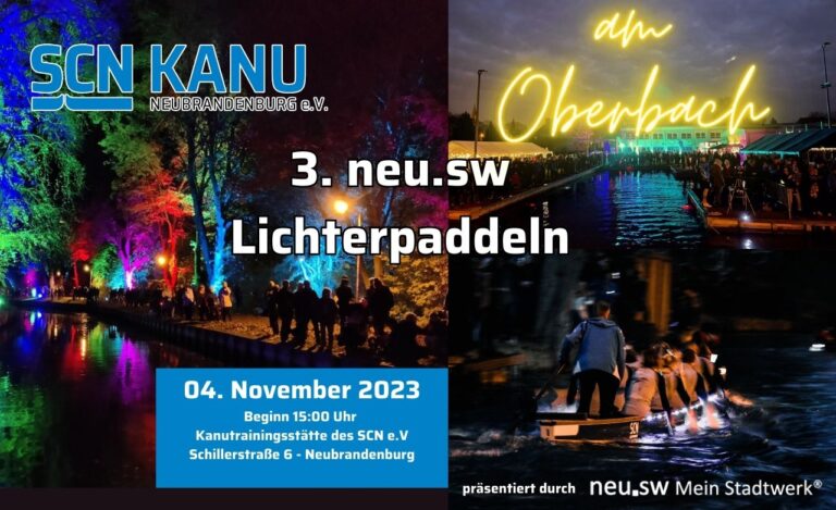 neu.sw Lichterpaddeln 2023: Ein Spektakel am Oberbach erwartet dich!