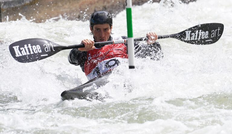 Kanu-Slalom Weltcup in Prag 2024: Noah Hegge