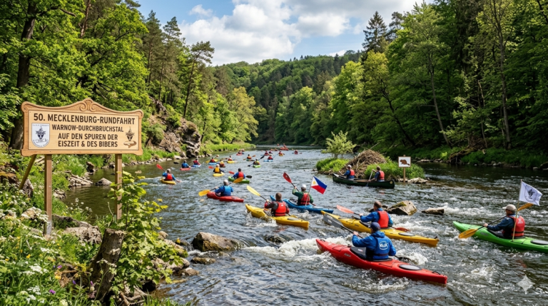 Mecklenburg-Rundfahrt: Dein Guide zum Paddel-Jubiläum auf der Warnow