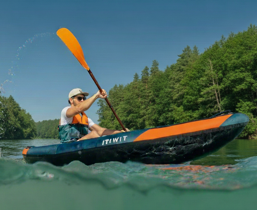 ITIWIT Kajak Touring Einer auf dem See