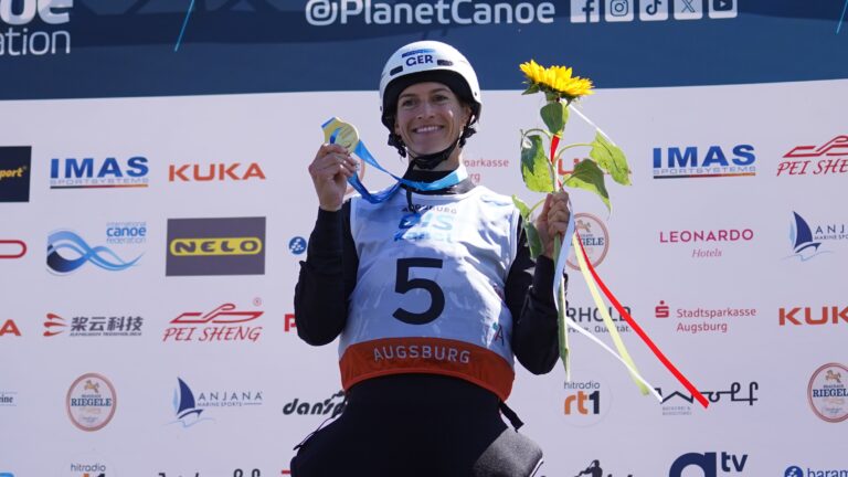 Weltcup-Finale in La Seu: Ricarda Funk ist Gesamtweltcup-Zweite im Kajak-Cross