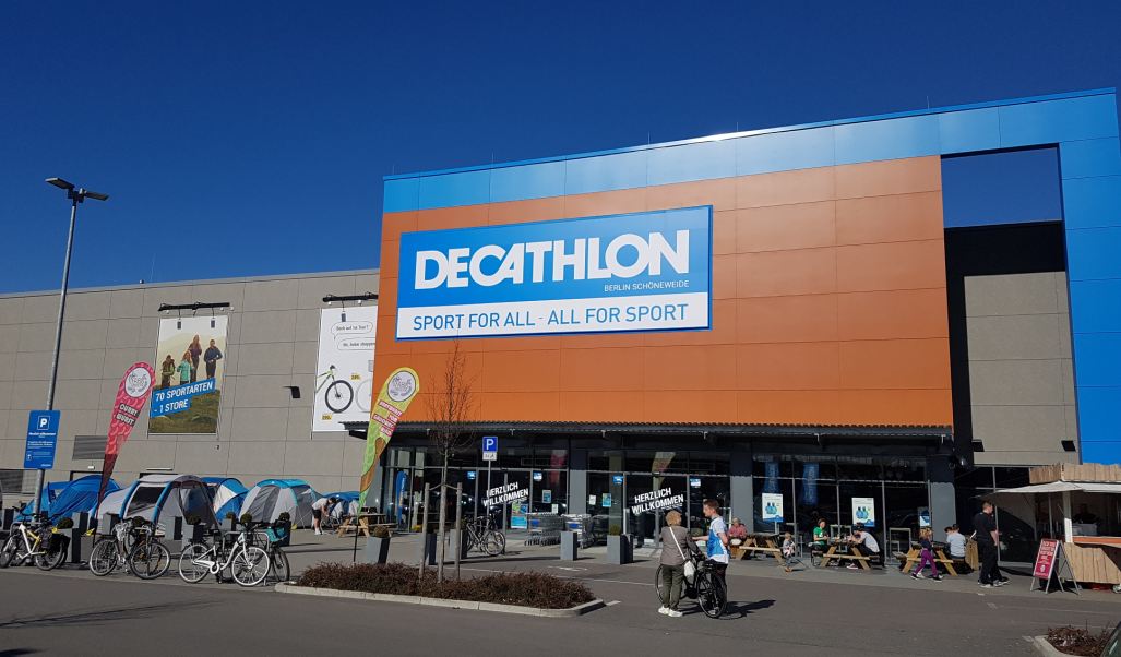 Eine Decathlon Filiale.