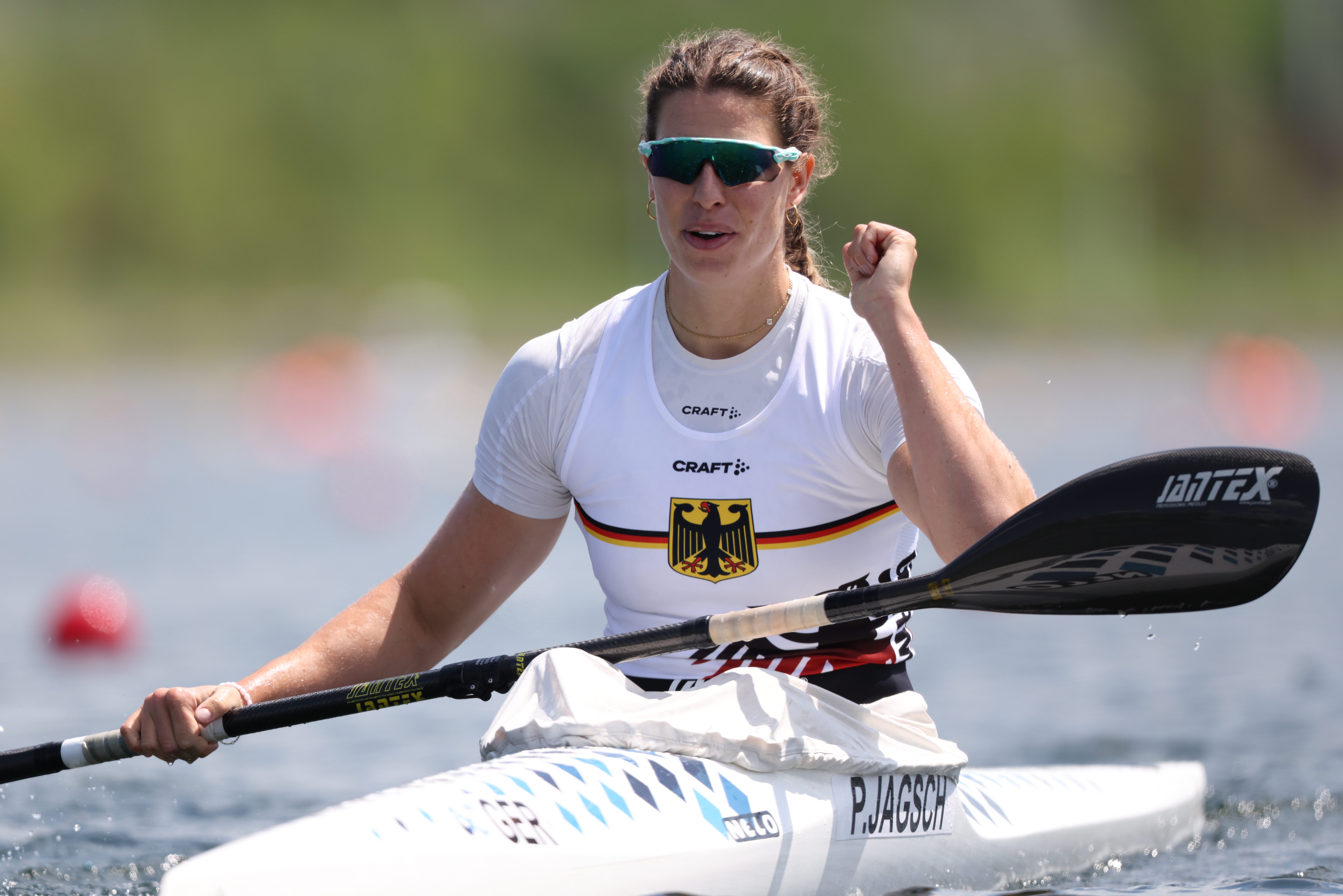 Pauline Jagsch ist endgültig in der Weltspitze angekommen: Gold im K1 500 m.