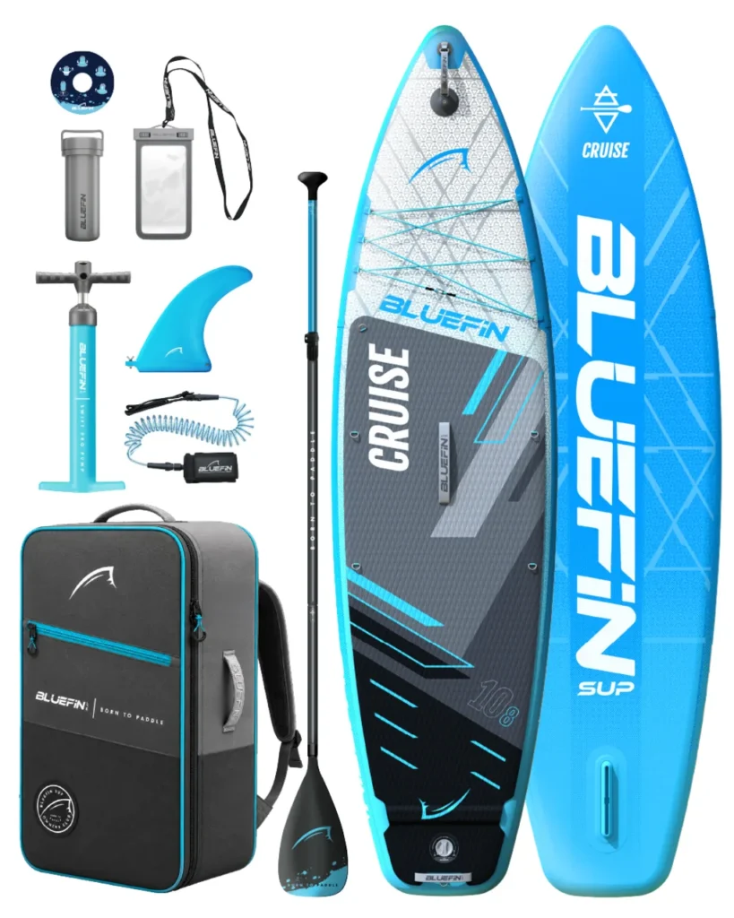 Bluefin Cruise 10 8 SUP-Board mit Paddel, Pumpe und Rucksack