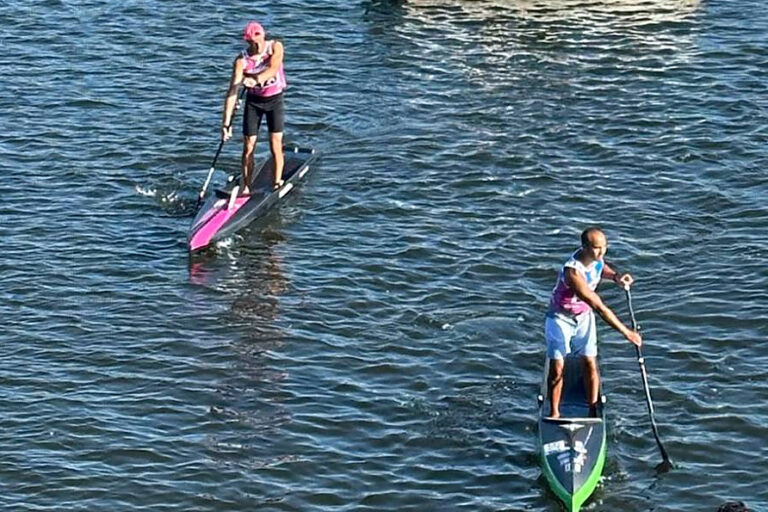 Manuel Lauble verteidigt seinen Titel im SUP-Sprint
